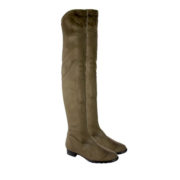⭐️HOST PICK⭐ RON WHITE Rapisardi Over-the-Knee Stretch Boot Antelope Eco Leather - Picture 8 of 8